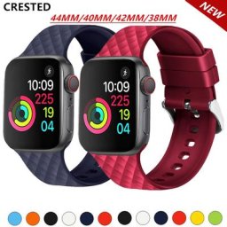 Bracelet en Silicone pour Apple watch 5 44mm 40mm iwatch 42mm 38mm pour Apple watch 5 4 3 2 1