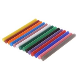 Bâtons de colle thermofusible mélange de couleurs viscosité de 7mm pour bricolage artisanat