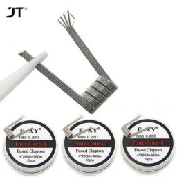 Fil chauffant NI80 10 pièces bobines haute densité pré-construites coilatomiseur préfabriqué