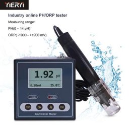 Contrôleur de PH industriel numérique en ligne ORP compteur moniteur 0 02 pH 1mV contrôle de
