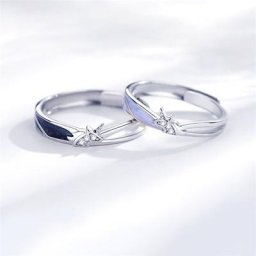 Bague d'ouverture brodée en argent pour femme mémoire unique cadeau mignon Nairobi Orn Leon