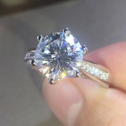 Huitan – bague en zircone cubique AAA pour femme brillante tendance amour demande de