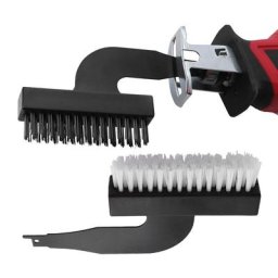 Electric Cleaning Brush Kit Saber Saw Reciprocating Universal Brush Head Spatula Rust Removal