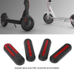 Coque de roue de trottinette en plastique moulé étui de protection avant et arrière décoration de