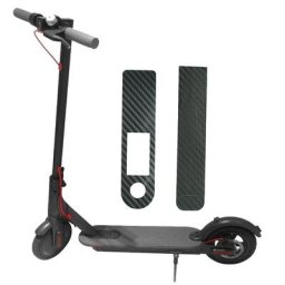 Autocollant de panneau de scooter électrique en fibre de carbone film de protection antidérapant