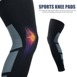 Genouillère de protection pour les jambes manches de compression pour les jambes longues manchon