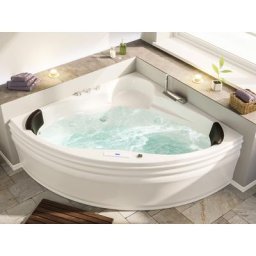 Baignoire Balnéo Selene 140x140x59 Made in Germany 22 buses avec robinet