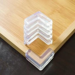 Couverture de bord de meuble en PVC transparent pour enfant 4 pièces/ensemble polymères de coin de