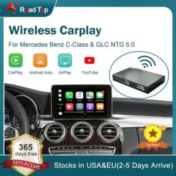 CarPlay sans fil pour Mercedes Benz Classe C W205 et GLC 2015-2018 avec Android Auto Mirror Link