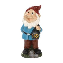 Statue de Gnome de jardin en résine Figurines de nains coquins de dessin animé petites Sculptures