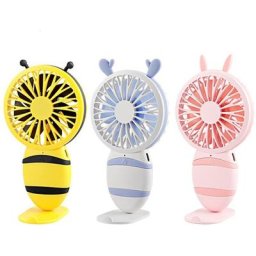 Ventilateur Portable de refroidissement pour cils Rechargeable par USB 3 vitesses réglables Mini