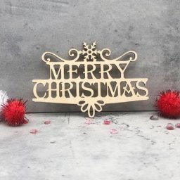 QITAI – lettres de joyeux noël en bois bricolage Scrapbooking carte en papier en bois artisanat