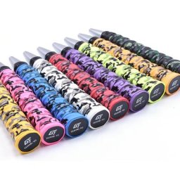 Bandes Anti-transpiration antidérapantes 1 pièce Camouflage Badminton pour raquette de Tennis