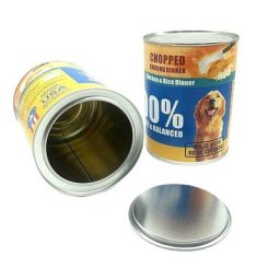 Canette de diversion pour aliments pour chiens produit domestique sûr canette de cachette sûre