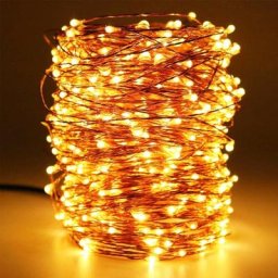 Guirxiété lumineuse LED en fil de cuivre liquable lumière dégradée étanche intérieur extérieur