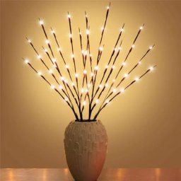 Lumière de branche d'arbre de remplissage de vase lumières décoratives veilleuse lumière