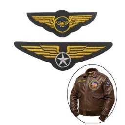 Badge de vol brodé 3D veste en Denim vêtements sac à dos chapeau accessoires haut de gamme