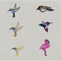 Danemark ge Adhésif de Haute Qualité Dessin Animé Petits Animaux Oiseau Thermofusible Sac à