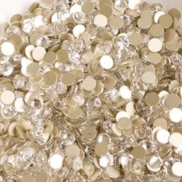 YANRUO – Strass à dos plat en cristal transparent NoHF pierres en cristal Non correctrices