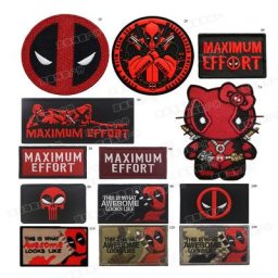 Disney-Marvel Deadpool Clothes Anime Patches Décoration Autocollant Broderie Iron-On Patch