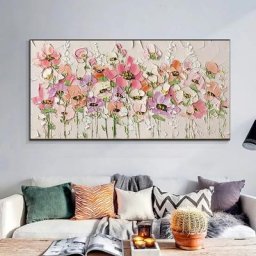 RUOPOTY – Kit de peinture par numéros 60x120cm fleurs élégantes dessin d'images pour adultes