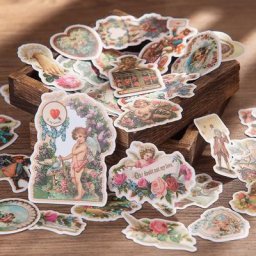 Autocollants ange fille étiquette Scrapbooking décoratif pour album Photo DIY bricolage 50