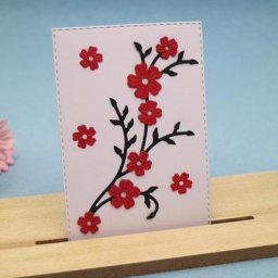 Matrices de découpe fleur de prunier gaufrage de scrapbooking décoratif bricolage couteau moule