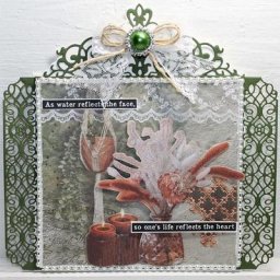 Panalisa-Matrices de découpe en métal bordure en dentelle pochoirs de bricolage scrapbooking