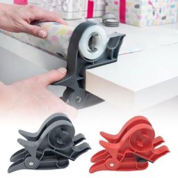 Distributeur de ruban adhésif porte-rouleau de papier clip rond outil d'emballage cadeau pour