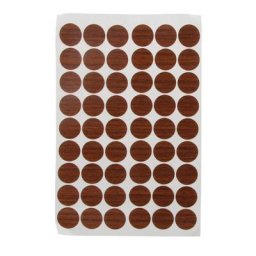 Autocollants pour trous de vis de garde-robe 54 pièces couvercle de vis auto-adhésif