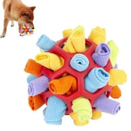 Balle à renifler portable pour animaux de compagnie jouets de puzzle interactifs pour chiens