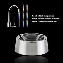 Adaptateur 24mm à 22mm pour robinet lumineux à Led contrôle de la température effet coloré Durable