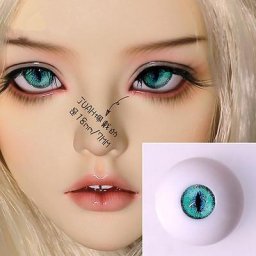 BJD – poupée simulation de la taille de la boule des yeux mode pression des yeux petit iris