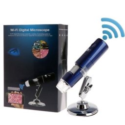 Microscope numérique WiFi 1000x USB caméra loupe 3 couleurs 8 led 1080P pour Android iOS iPhone