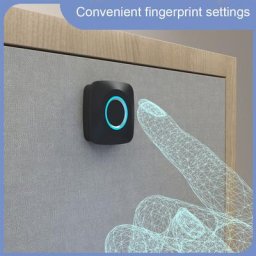 MELLock-Cadenas sans clé portable mini armoire Cisco serrure à empreinte digitale sur la porte