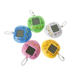 Machine de jeu électronique portable avec écran LCD numérique virtuel avec porte-clés en forme de