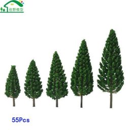 Arbres miniatures en plastique pour train l'inventaire micro paysage petit arbre enrichi mise en