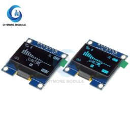 Module d'affichage OLED 1.3 pouces écran LCD 128x64 couleur blanc/bleu 7 broches Interface IIC