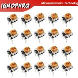 Potentiomètres de tondeuse à résistances variables WH06 20 pièces WH06-2C 100 200 500 1K 2K 5K 10K