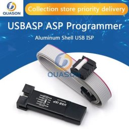 Programmeur pour 51 ATMEL AVR WIN7 64 coque en aluminium USB ISP USBASP ASP couleur aléatoire