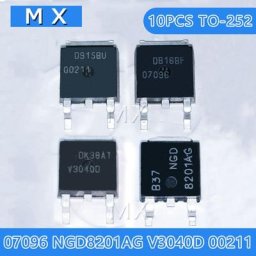 Lot de 10 bobines de transistor d'allumage automobile NGD8201AG FDD07096 V3040D 8201AG 07096 V3040