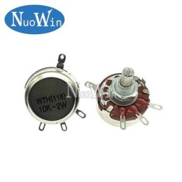Potentiomètres WTH118 1a 2W 1a 1K 2.2K 4.7K 10K 22K 47K 100K 470K 1M WTH118-2W 5 pièces