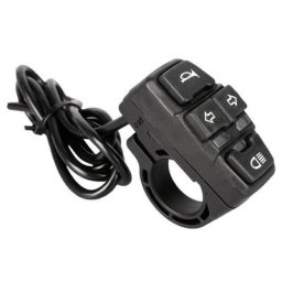 Useful Lightweight High Durability 36V/48V 3 in 1 Light Horn Turn Signal Button for Scooter Light