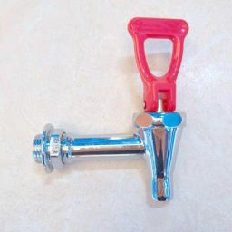 Robinet à filetage mâle 1/2 ""BSP Tube court en laiton chromé pour cafetière remplacement de