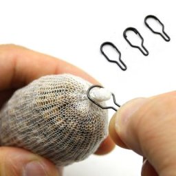 Matériel de pêche à la carpe Clip d'appât pivotant en métal pointe d'appât broche de bouille