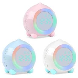 E56C – réveil numérique pour enfants simulateur de lever du soleil avec lampe LED pour garçon