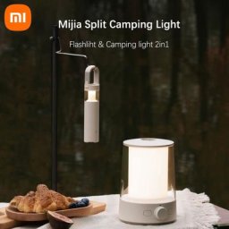 Xiaomi-Lampe de camping étanche 2 en 1 lumière ambiante lampe de bureau intelligente gradation