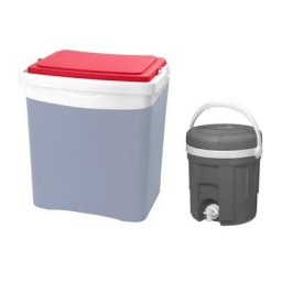 Lot glacière 25L + fontaine 4L
