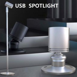EtrnLED-Mini Spot LED USB Réglable Monté en Surface Plafonnier Vitrine de Comptoir d'Armoire