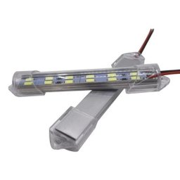 Bande lumineuse LED rigide DC12V/24V 9cm coque d'infraction 5630 12 bandes corporelles 1 pièce
